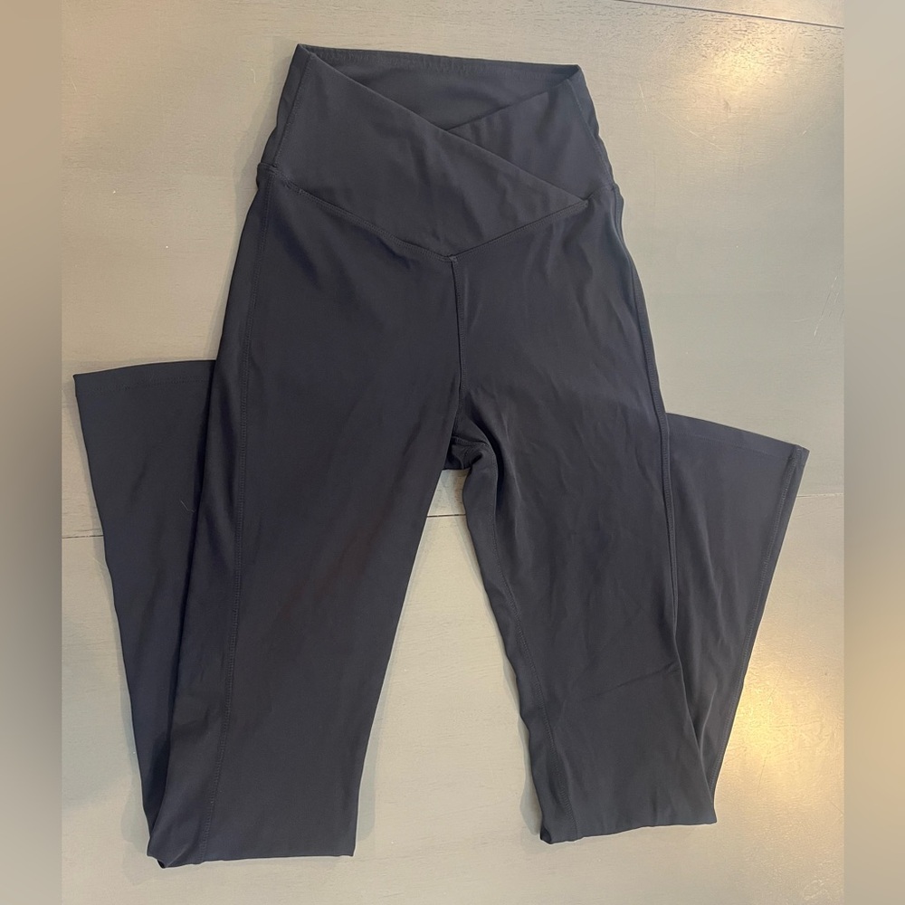 Butterluxe cross top flare leggings